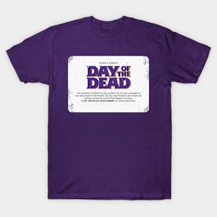 Day of the Dead VHS Label T-Shirt